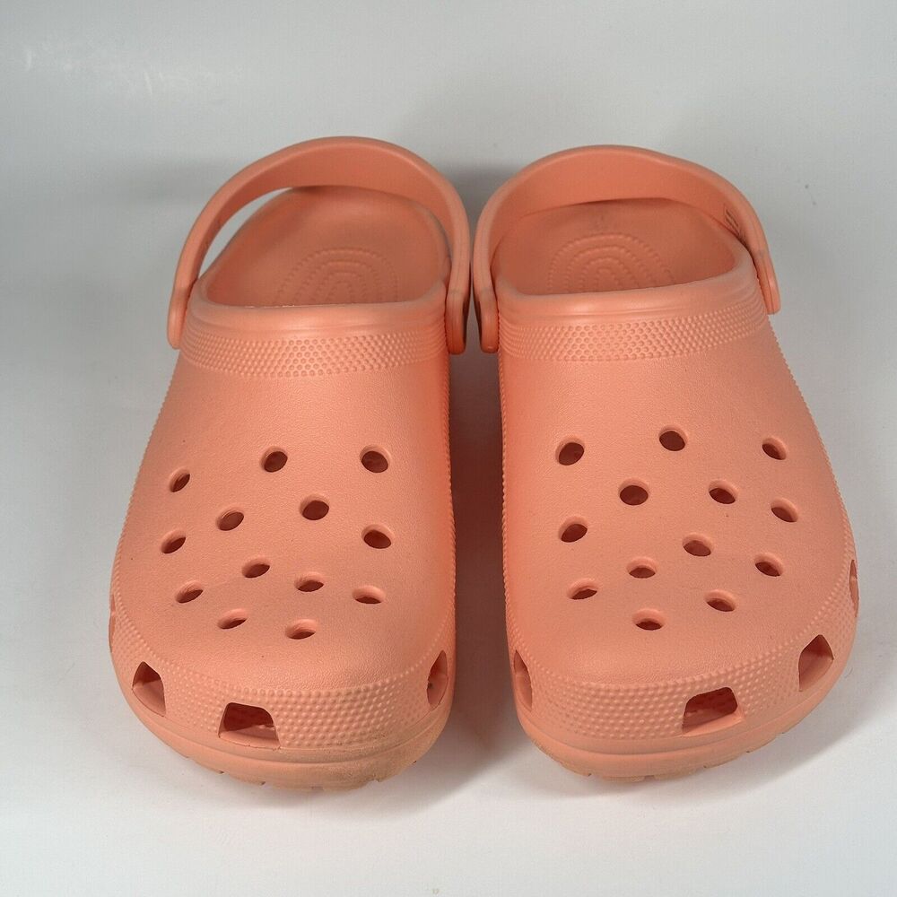 Crocs Mens Size 13 Papaya Classic Clog Mule Authentic Shoe Style 10001 - Picture 3 of 15